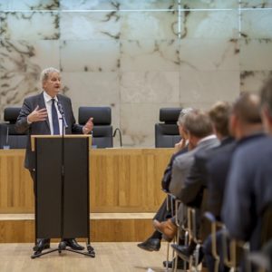 rio-symposium gerechtsgebouw den Haag, Eberhart van der Laan