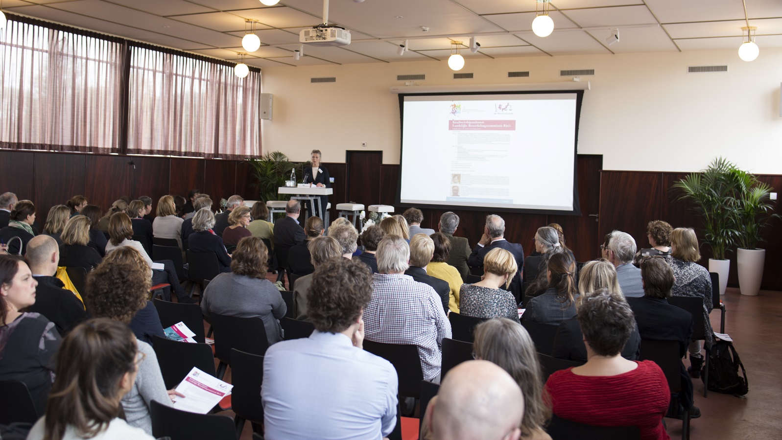 Zaal bijeenkomst landelijke kwaliteitscoördinatoren 2018